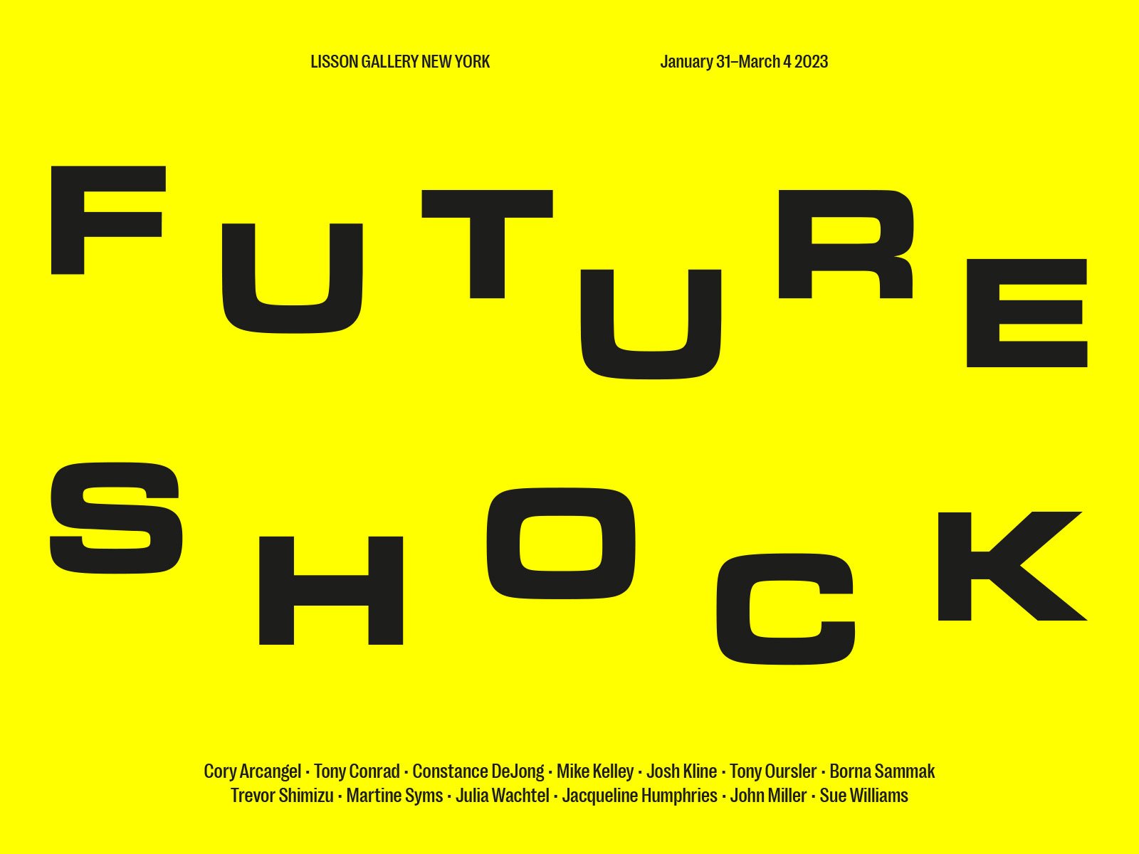 Future Shock, New York