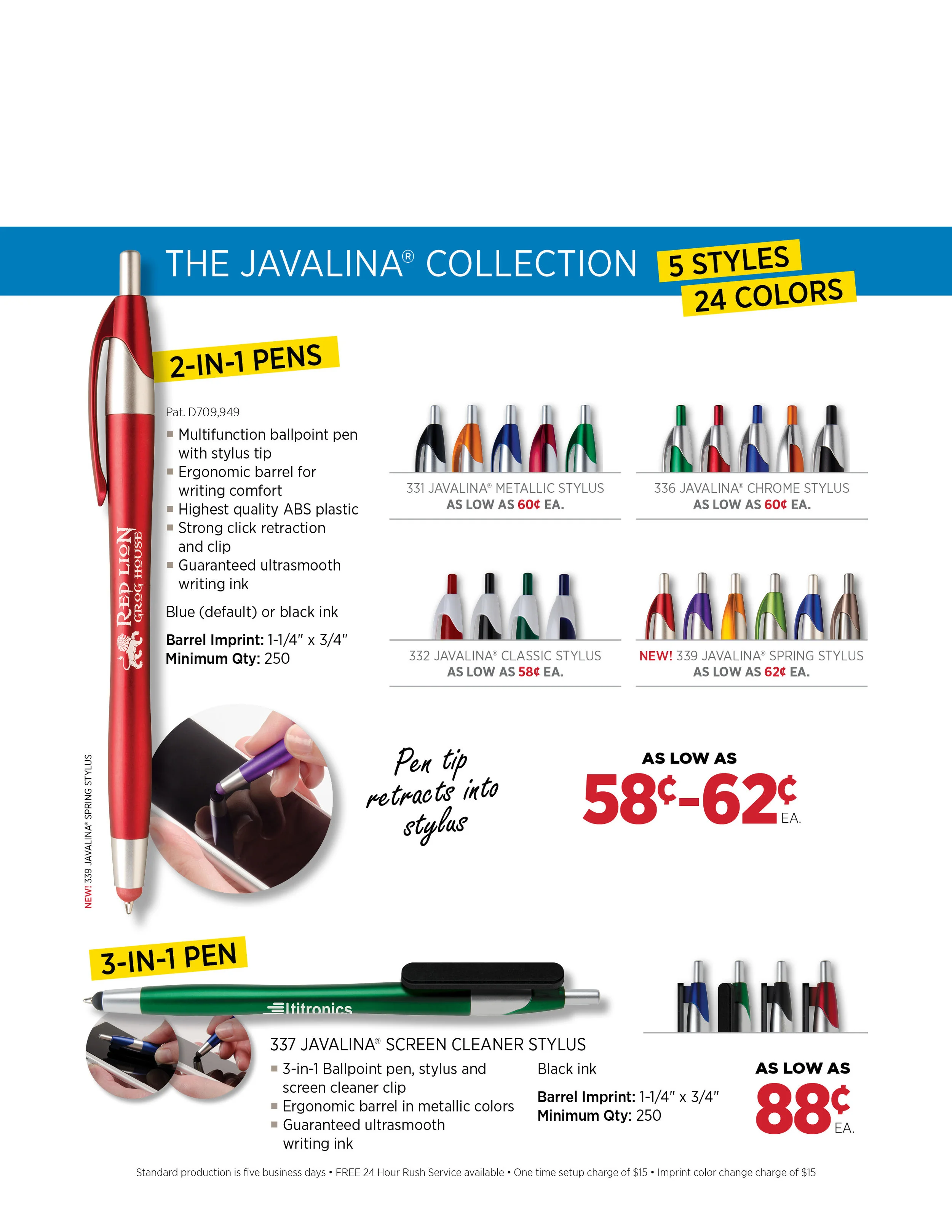 Javalina Stylus Collection
