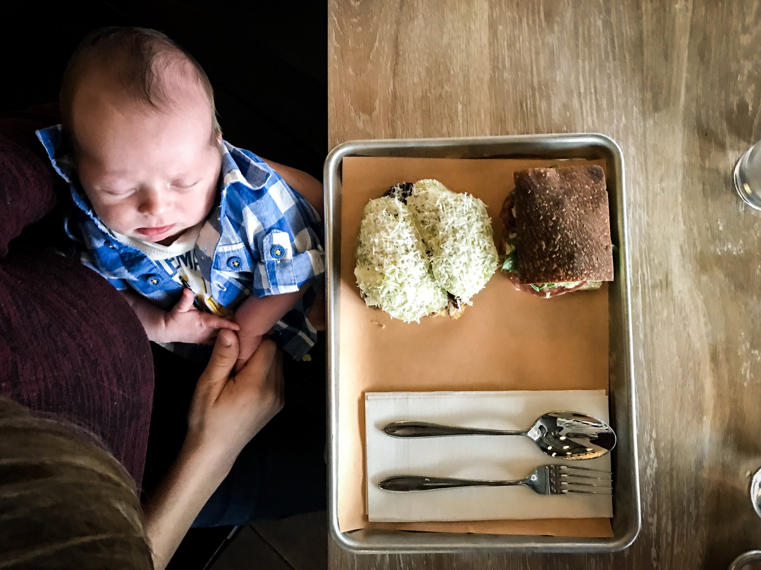 Lunch at Vicia with Brittany and Aiden