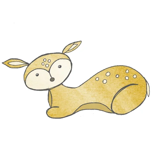 sleepy deer