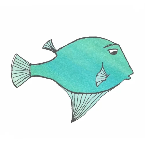 blue fish