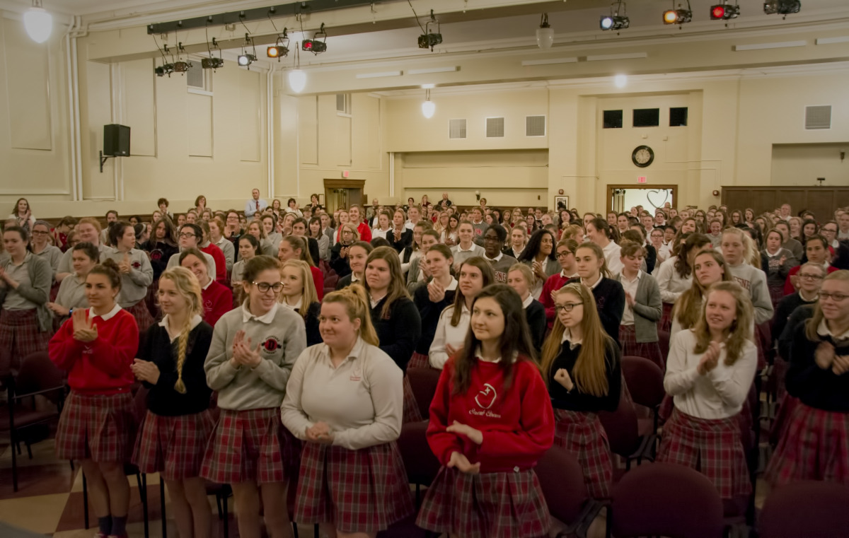 Students at Duschesne Academy.