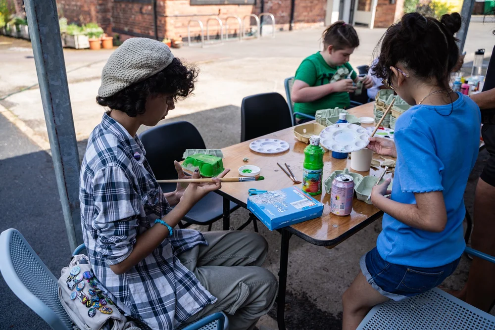 Creating mixed media sculptures, Primary ( 2024) Photo by Rae Dowling