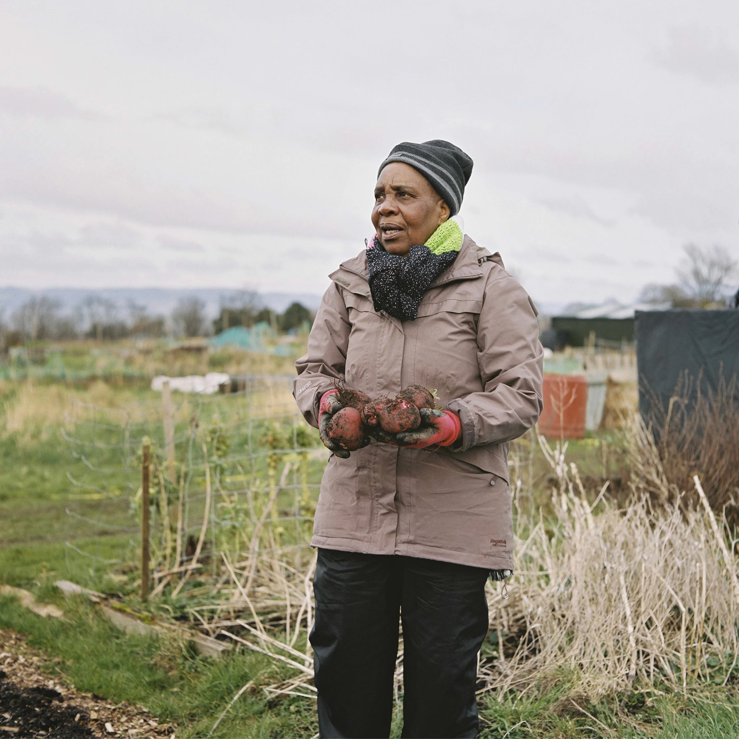 Allotmenteer at Lauriston Farm © Sophie Gerrard