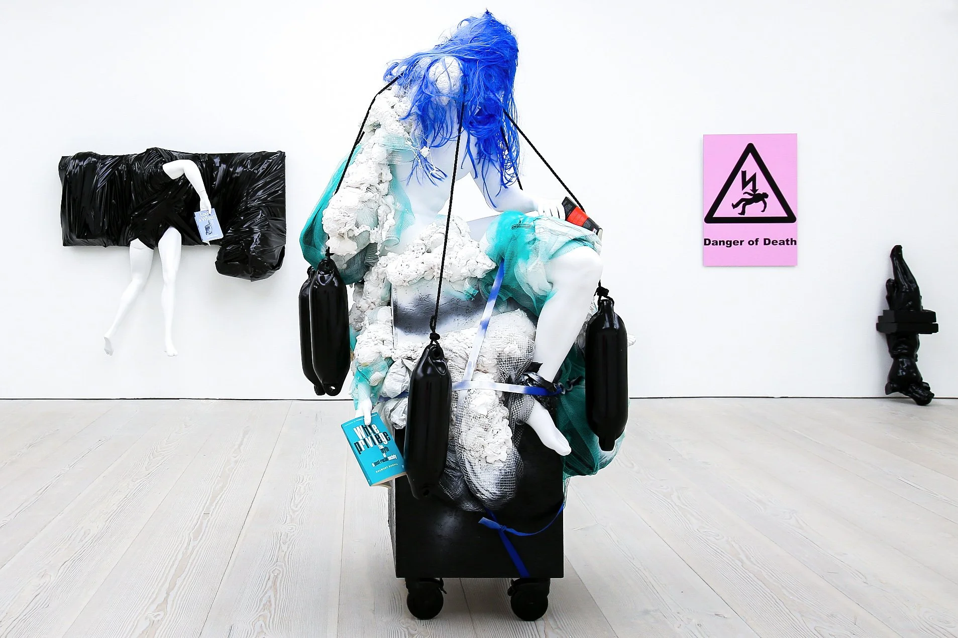Untitled (white man’s burden) & The Black Paintings (fear of black consciousness) Saatchi Gallery - M Forbes.jpg