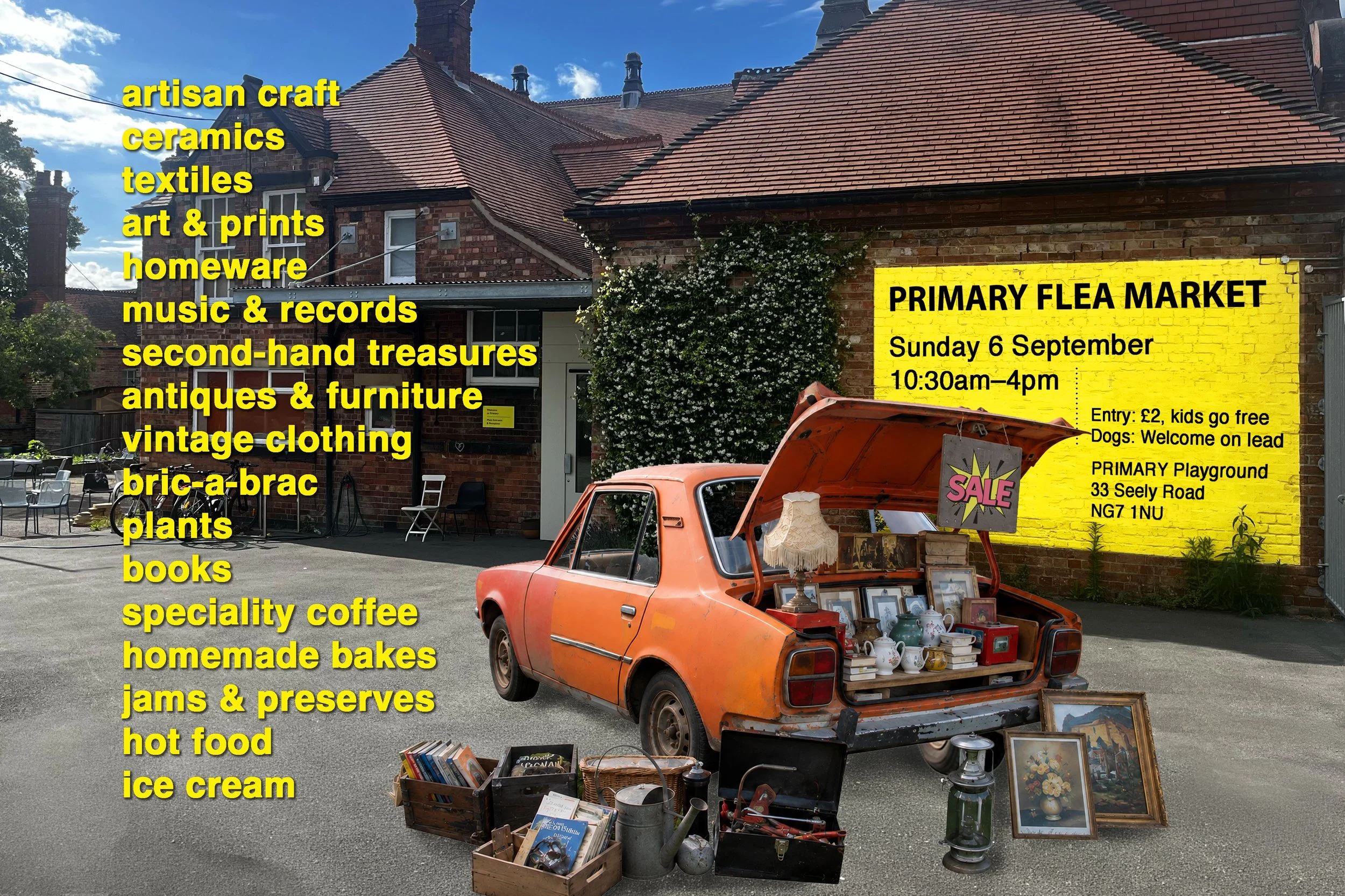 PRIMARY FLEA: Call out for stallholders