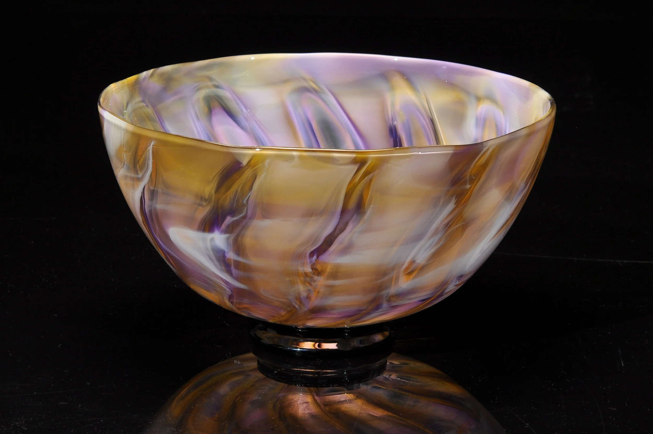 Mokume Bowl Purple w:gold2.jpg
