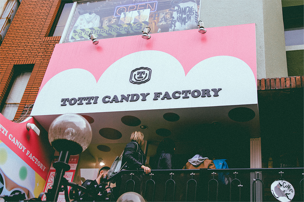 I'm still mad at myself for not giving this place a try (don't let long lines throw you off), but Totti Candy Factory boasts large and colorful cotton candy on a stick. 