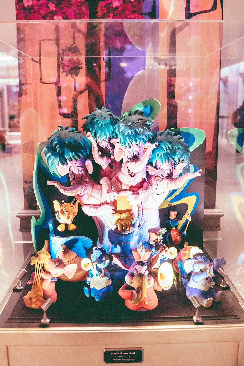 The Wish building featured maquettes from some of their most popular attractions.