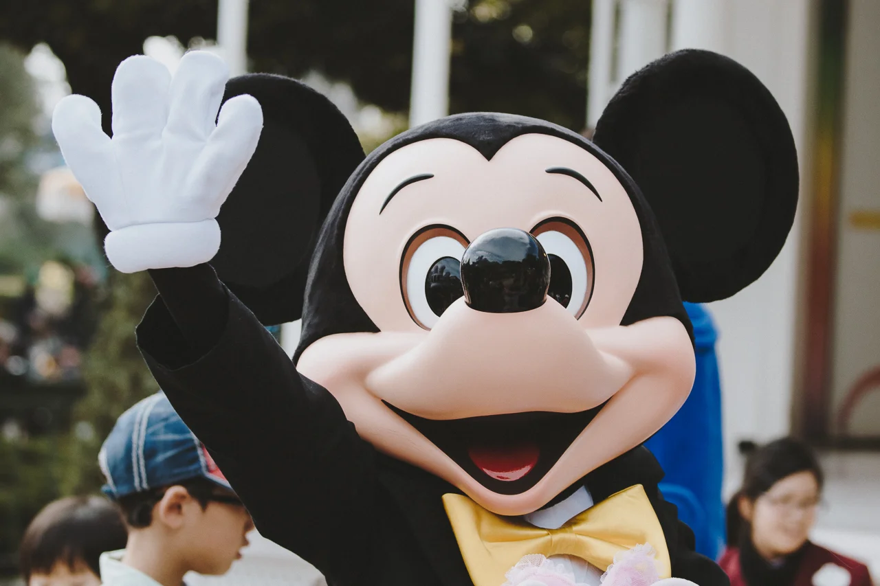 At the end, Mickey and pals come out to greet the children. Although, get out if you can because it's a stampede. 