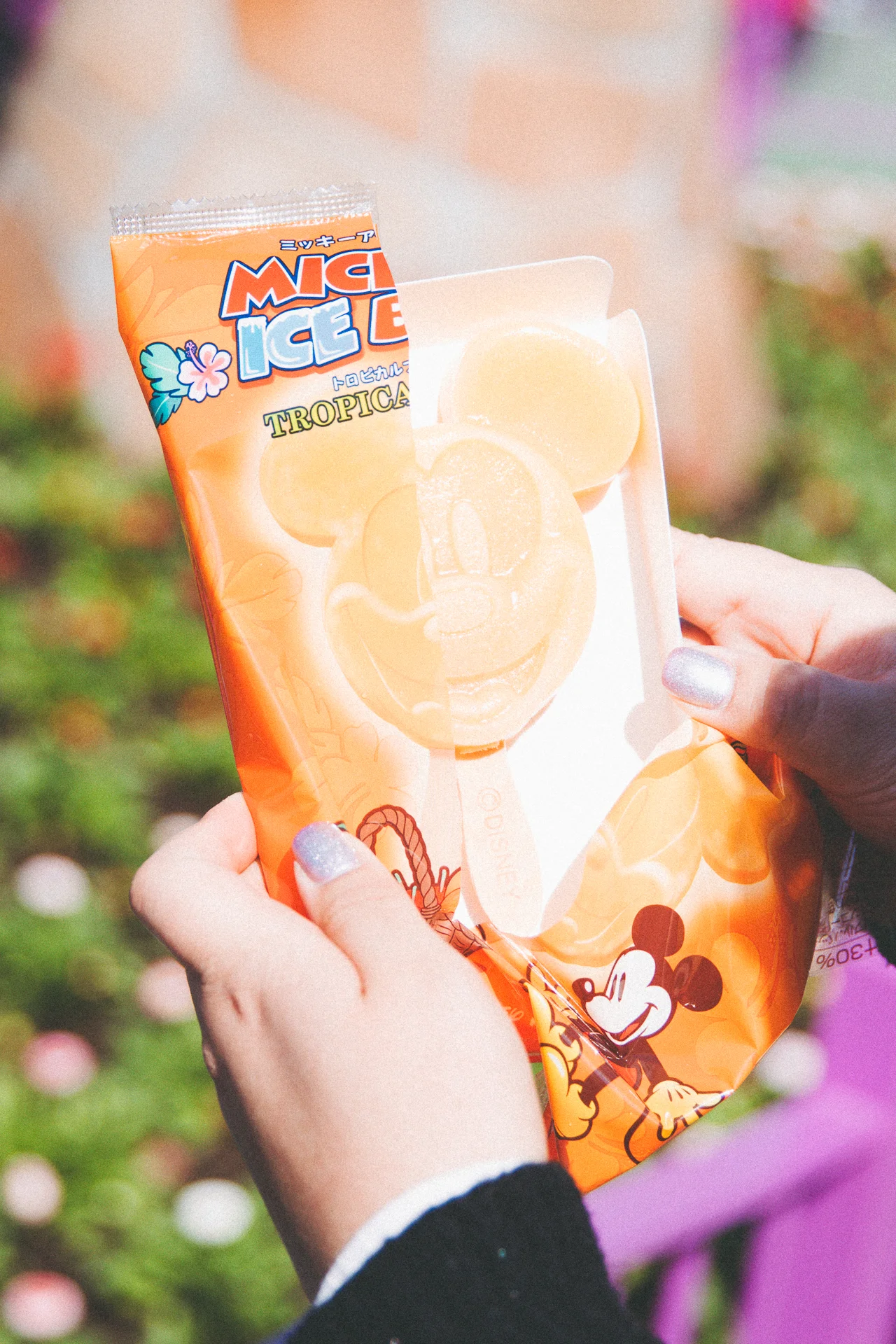 Mickey Ice Bar Tropical Fruit (¥310) Too good to pass up even in cold weather, this ice bar is refreshing and packed with flavor.