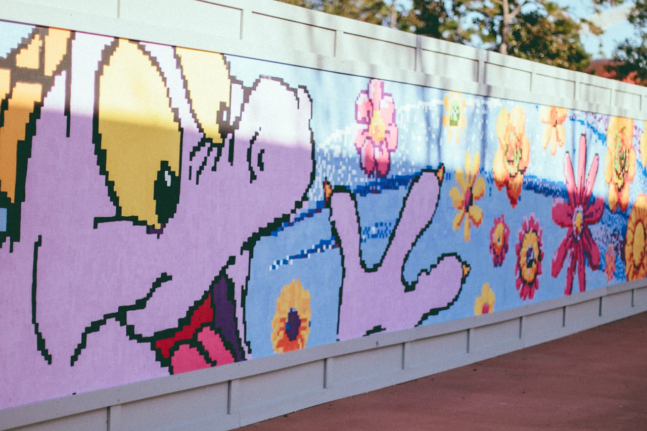 By far my favorite mural. I really wish they sold prints of this one. 