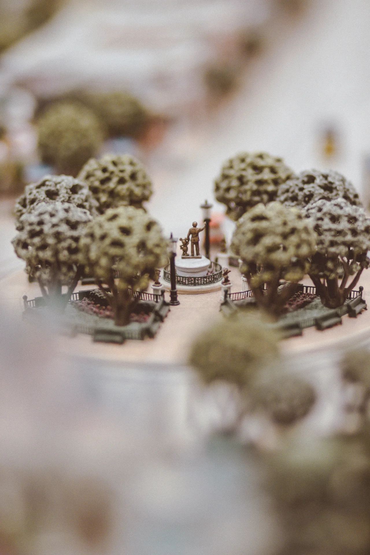 This is by far my favorite photo of the Disneyland model. Partners forever.