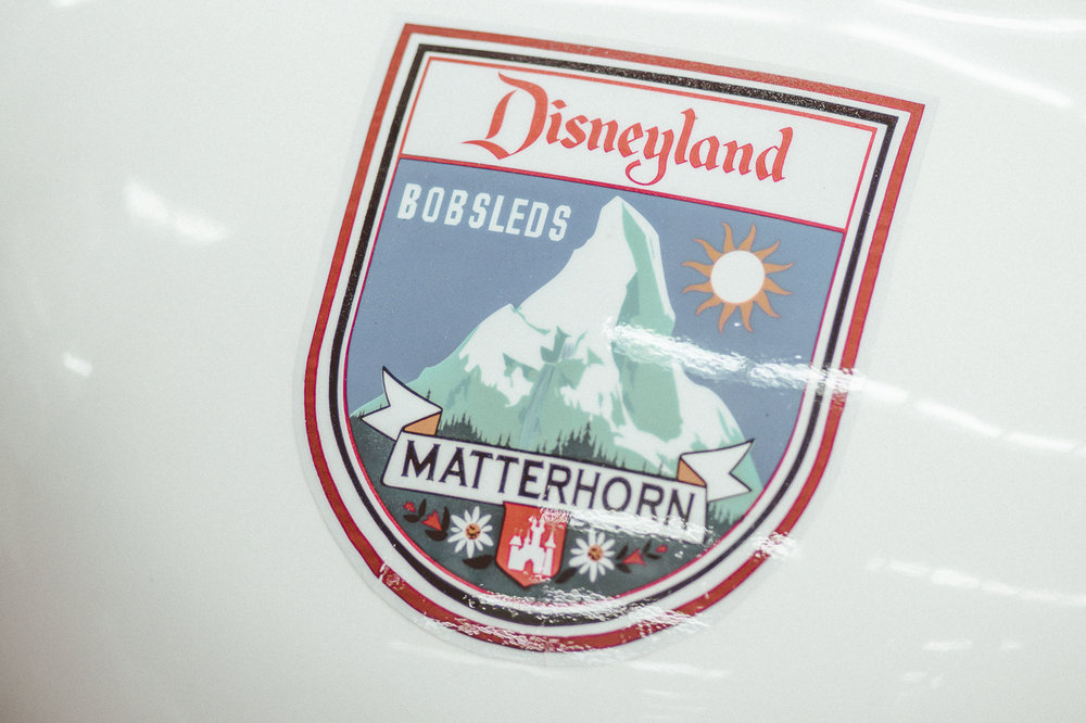  This emblem from the original 1959 Matterhorn Bobsleds is the essential Disneyland for me.  
