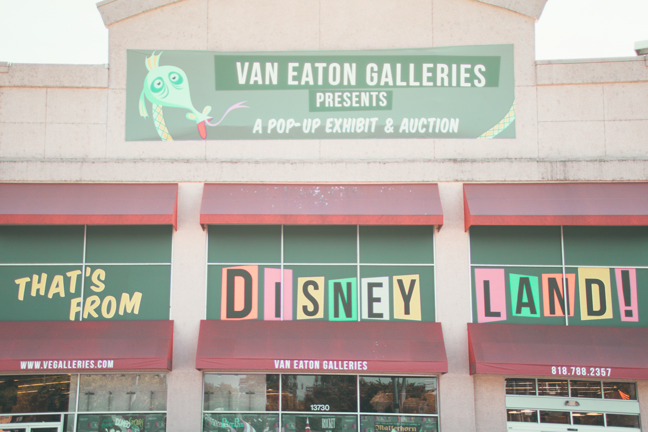 Over 900 rare items from Richard Kraft’s personal collection had been on display FOR FREE, which meant an hour-long wait outside in the California sun. Let’s be real; nothing was going to keep me away from seeing the infamous melted Snow White or Submarine Voyage mermaid.