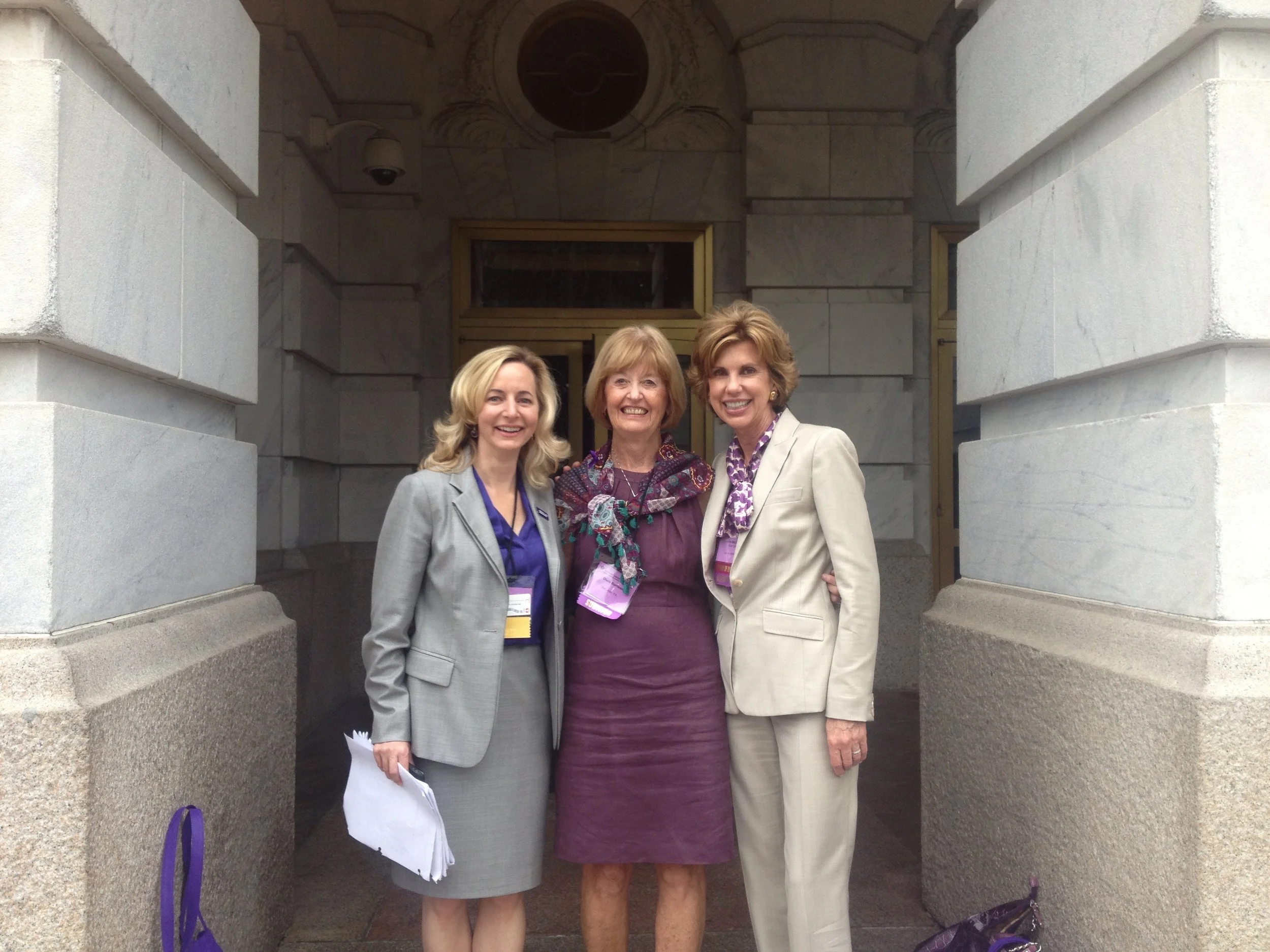 Julie Fleshman, Diane Borrison and Laurie MacCaskill