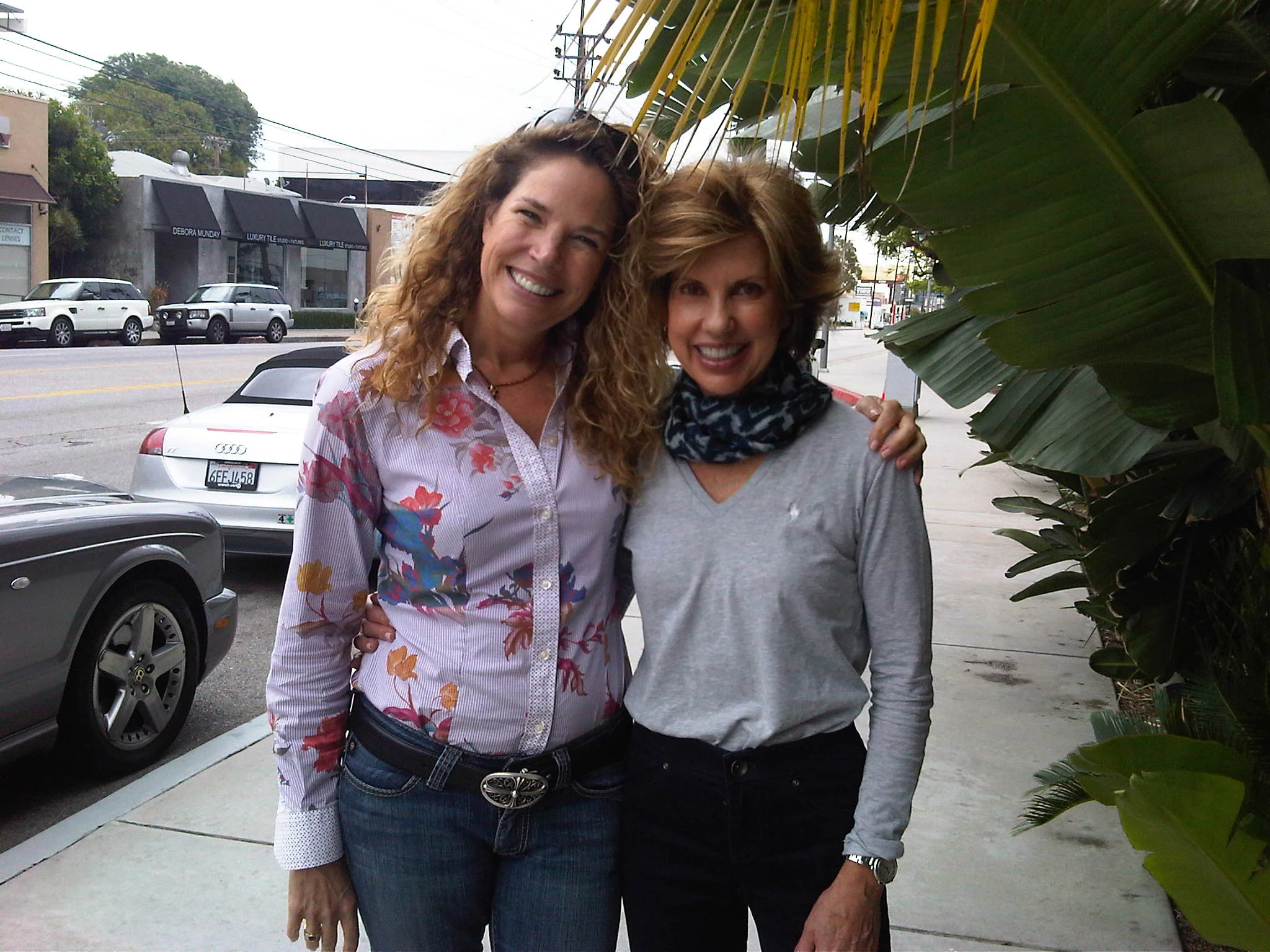 My dear friend, Tina Staley and I in Los Angeles