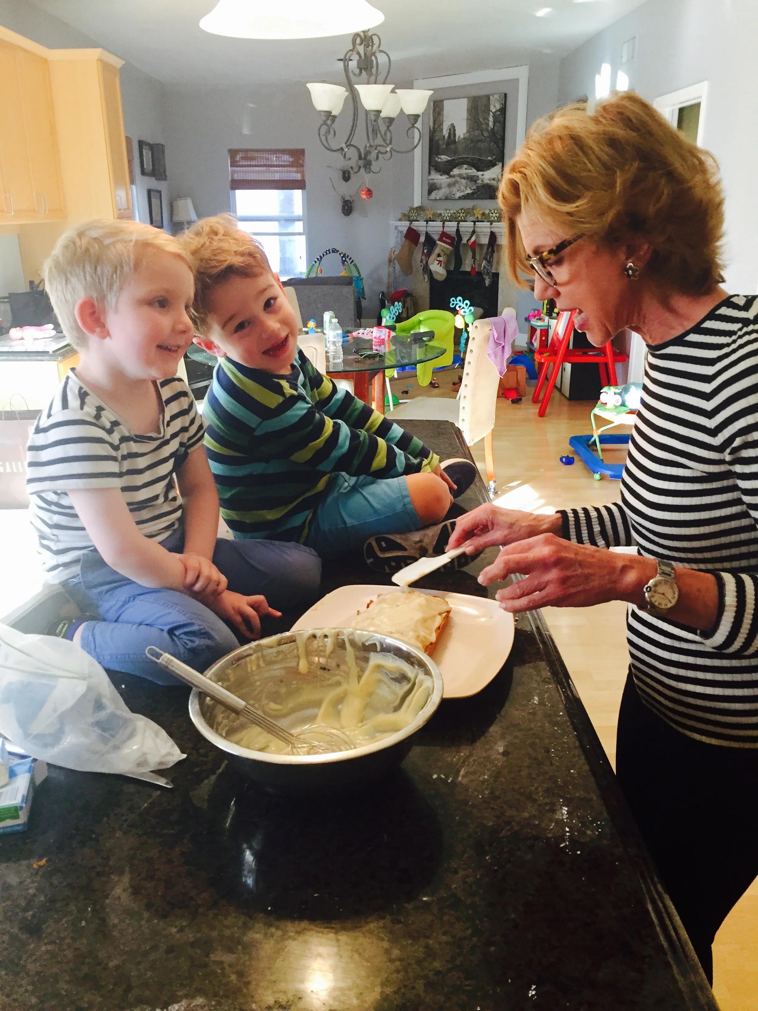 The best kind of love there is….my step grandsons! Max (3-1/2) and Ben (4)