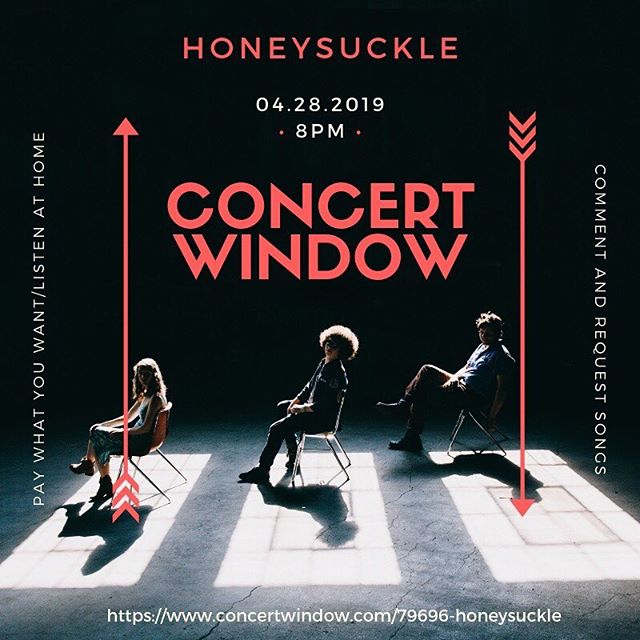 Sad that your city isn&rsquo;t on our tour route? Never fear, @concertwindow is here! You can tune in on your laptop (pretty much) anywhere in the world. It&rsquo;s pay what you want and every dollar helps up press our CDs and vinyls. Tune in April 2
