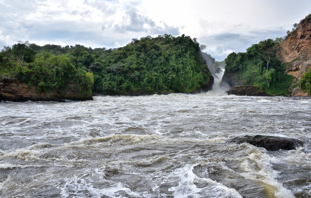 Photograph of Murchison Falls, Nile River, Uganda by Rod Waddington, CC BY-SA 2.0, via Wikimedia Commons.