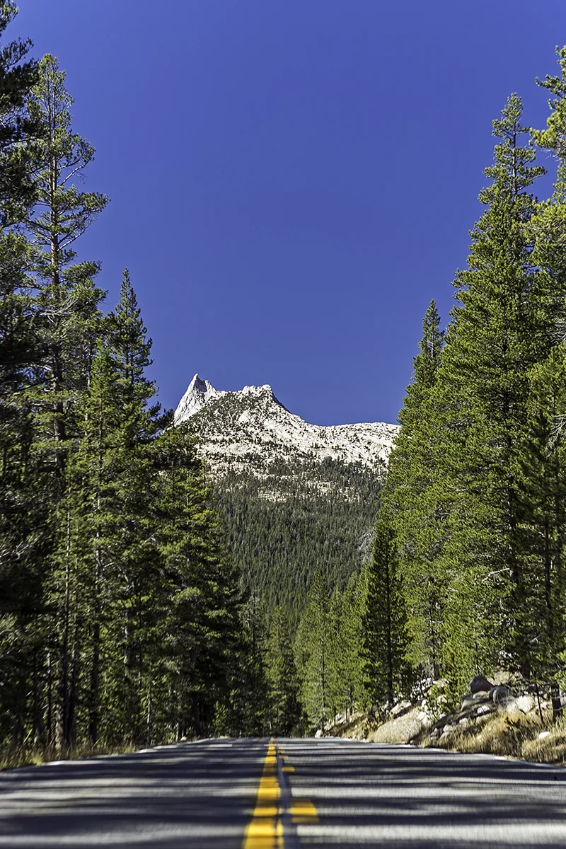Cathedral Peaks welcoming me to Yosemite Valley