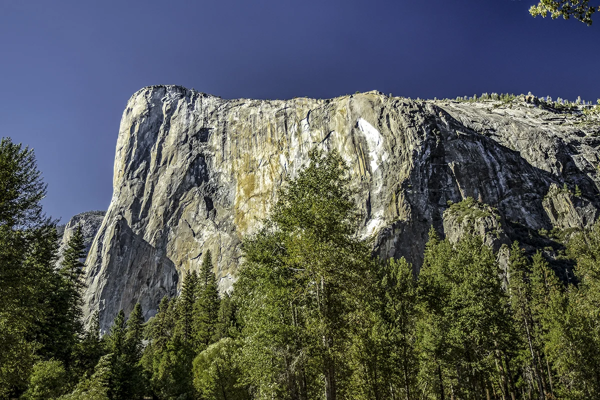 El Capitan! From this angle, I see the left profile of an elephant. Anyone else see it?