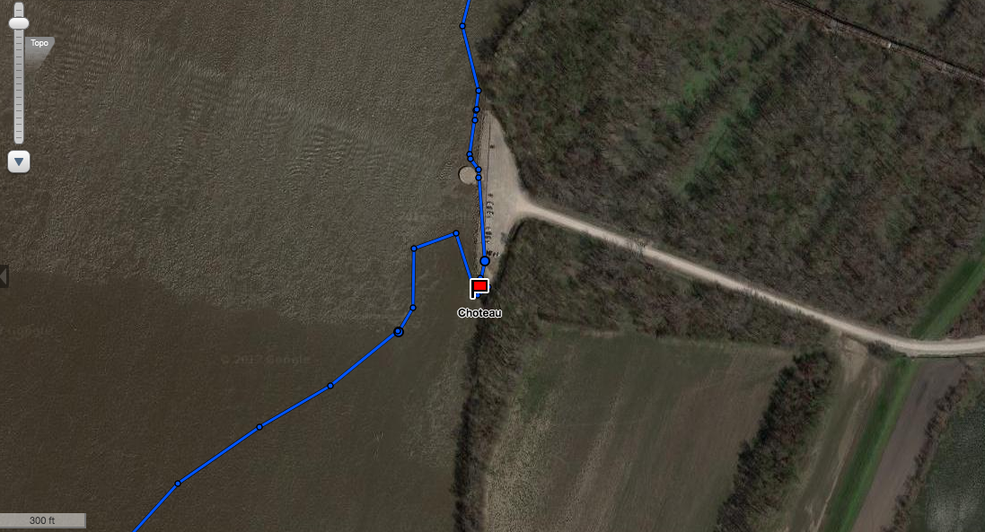 Rivergator's one and only portage; The Chain of Rocks at Lock and Dam No. 27