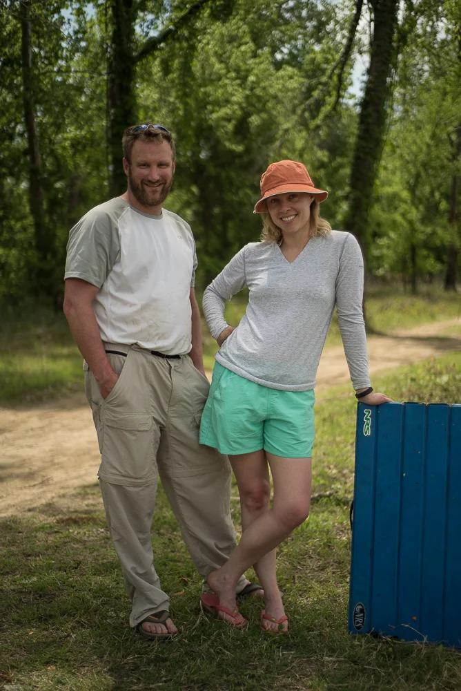 Julia Olmstead and Paul Helgeson came from Minnesota, and paddled two nights from Helena to Rosedale. Great duo!