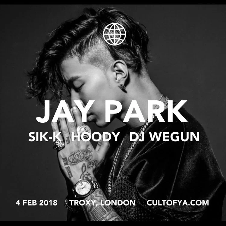 Jay Park is coming back to London in February