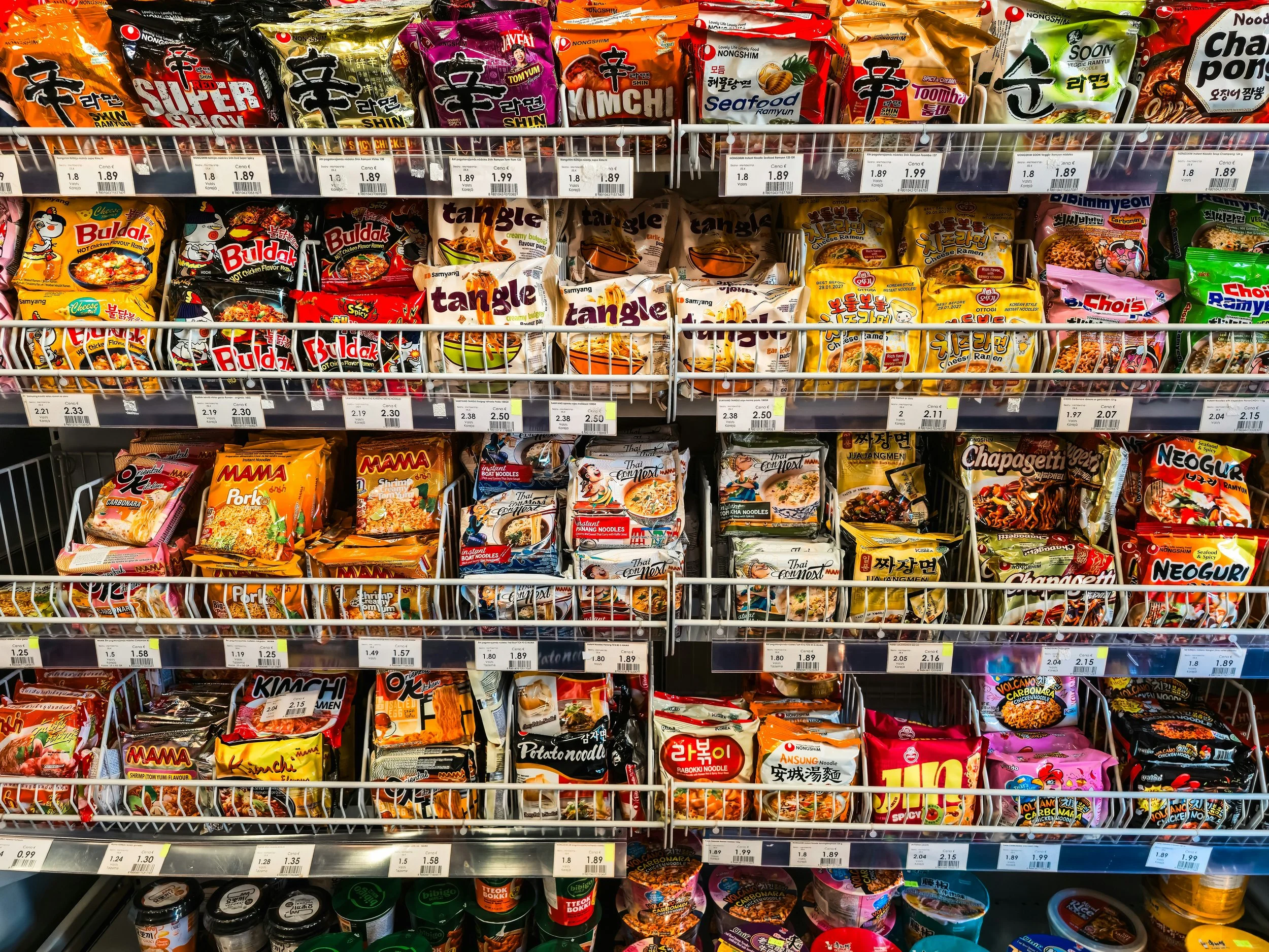 Korean food is growing faster in Europe than in America or China
