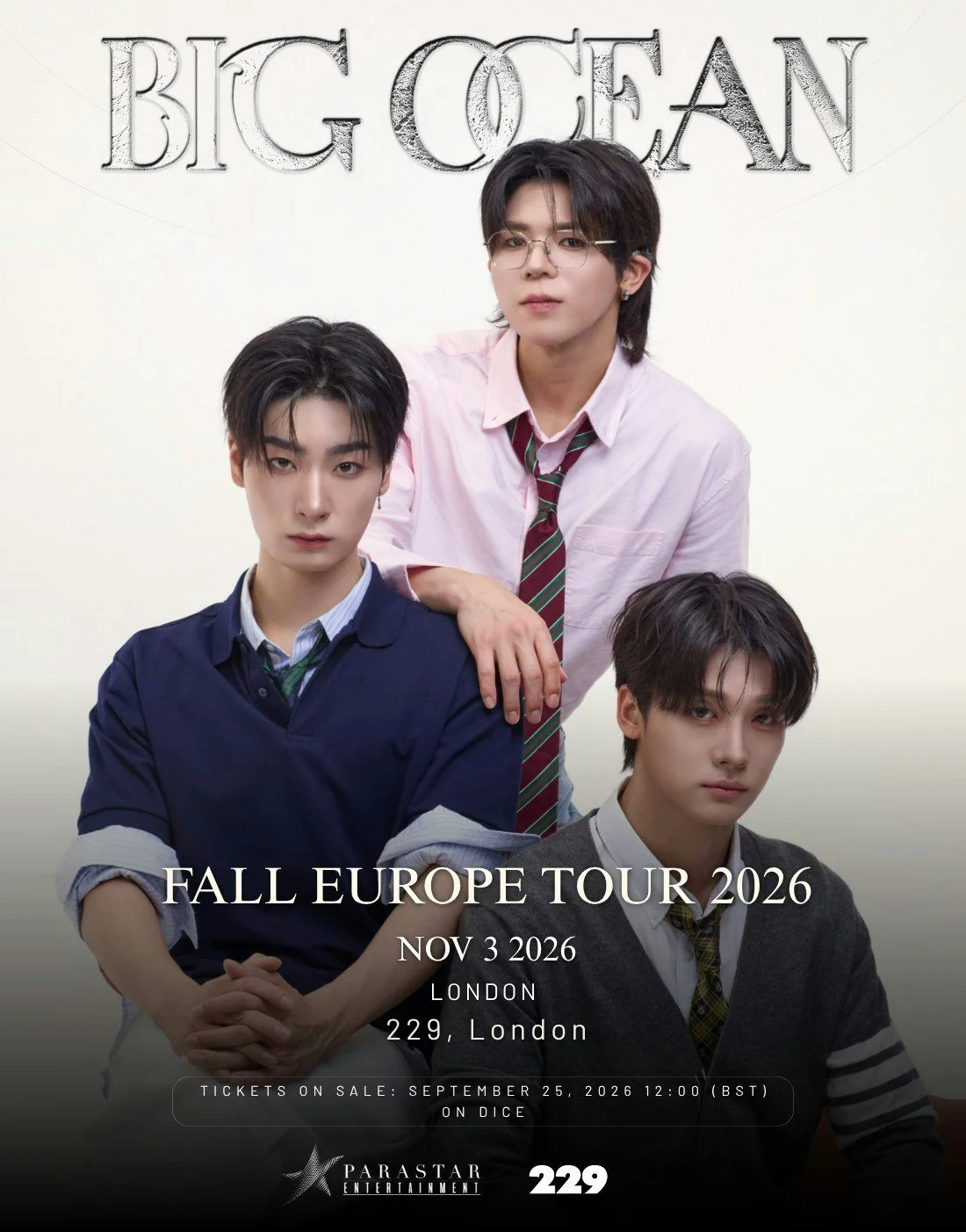 Big Ocean Fall Europe Tour 2026 – London 229