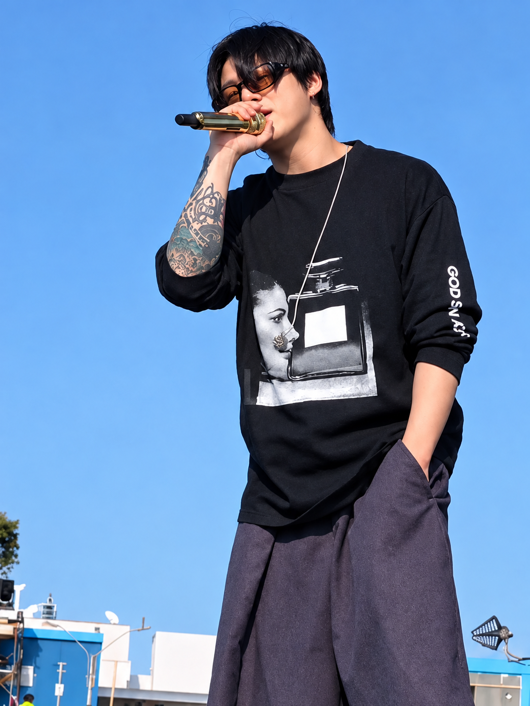 GOD SELECTION XXX, the Tokyo brand Jungkook wore to soundcheck in Lima