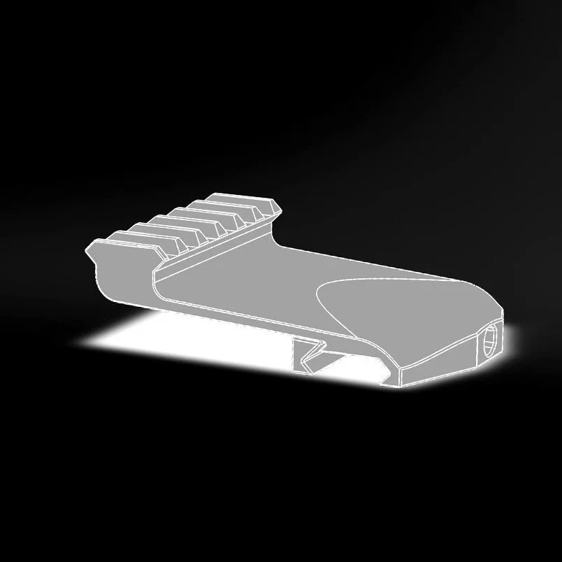 Offset Picatinny Rail Adapter