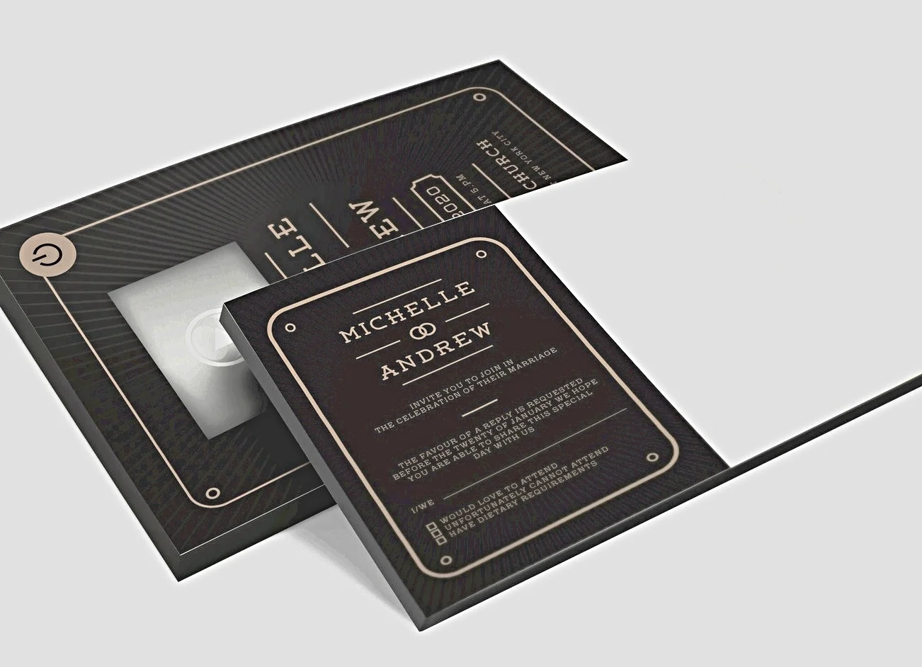 Video Postcard 2.4" With 2.4" LCD