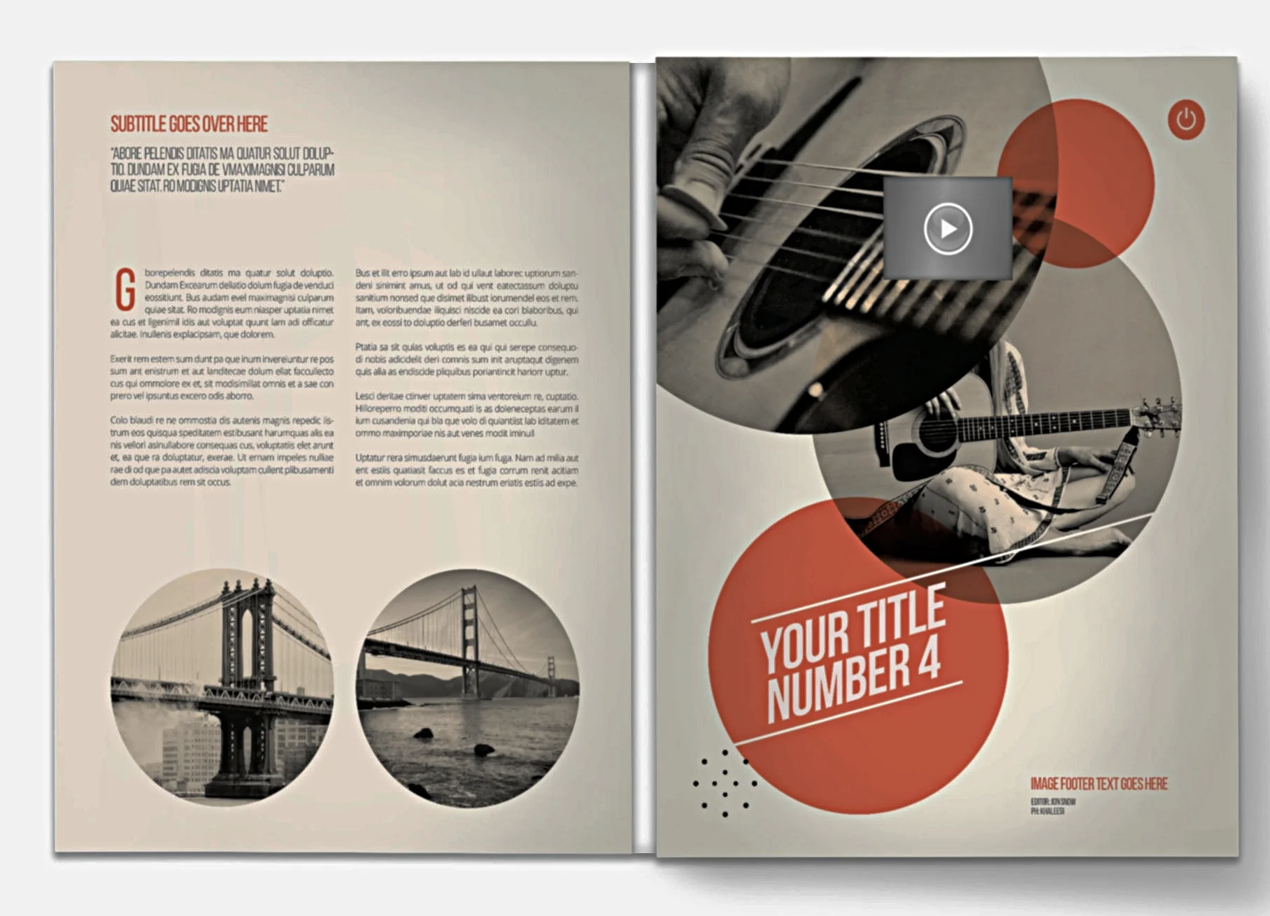 Video in Print Video Brochure 8.5 X 11-2,4" LCD