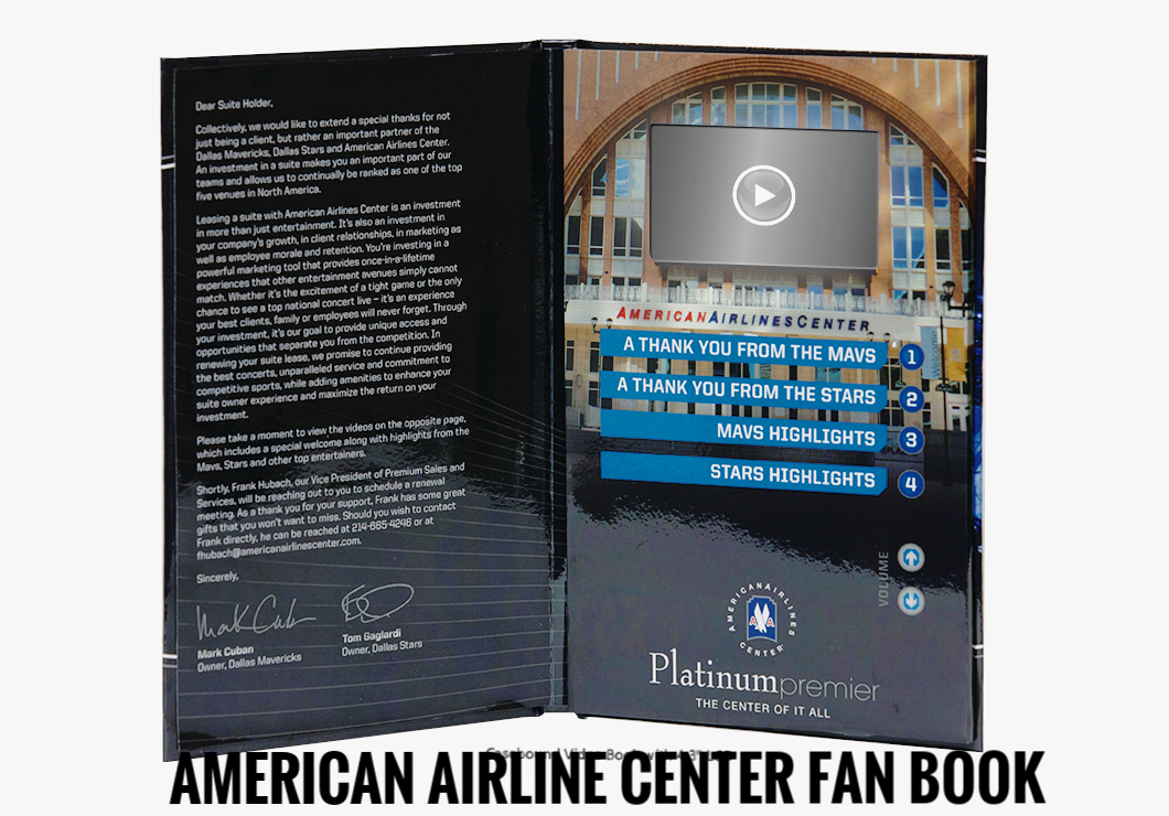 American Airlines Center Promo Book