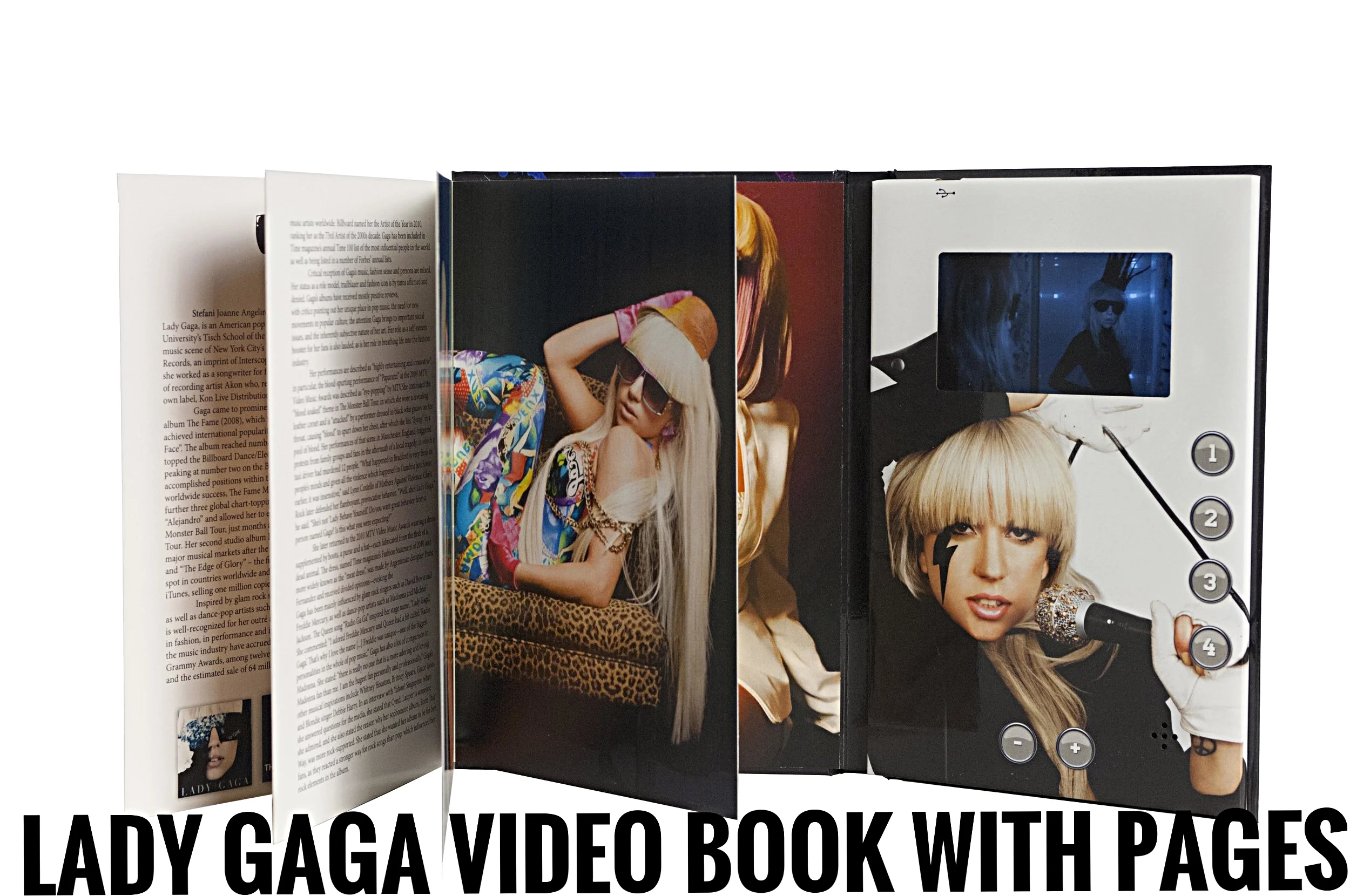 Lady Gaga Monsters Video Book