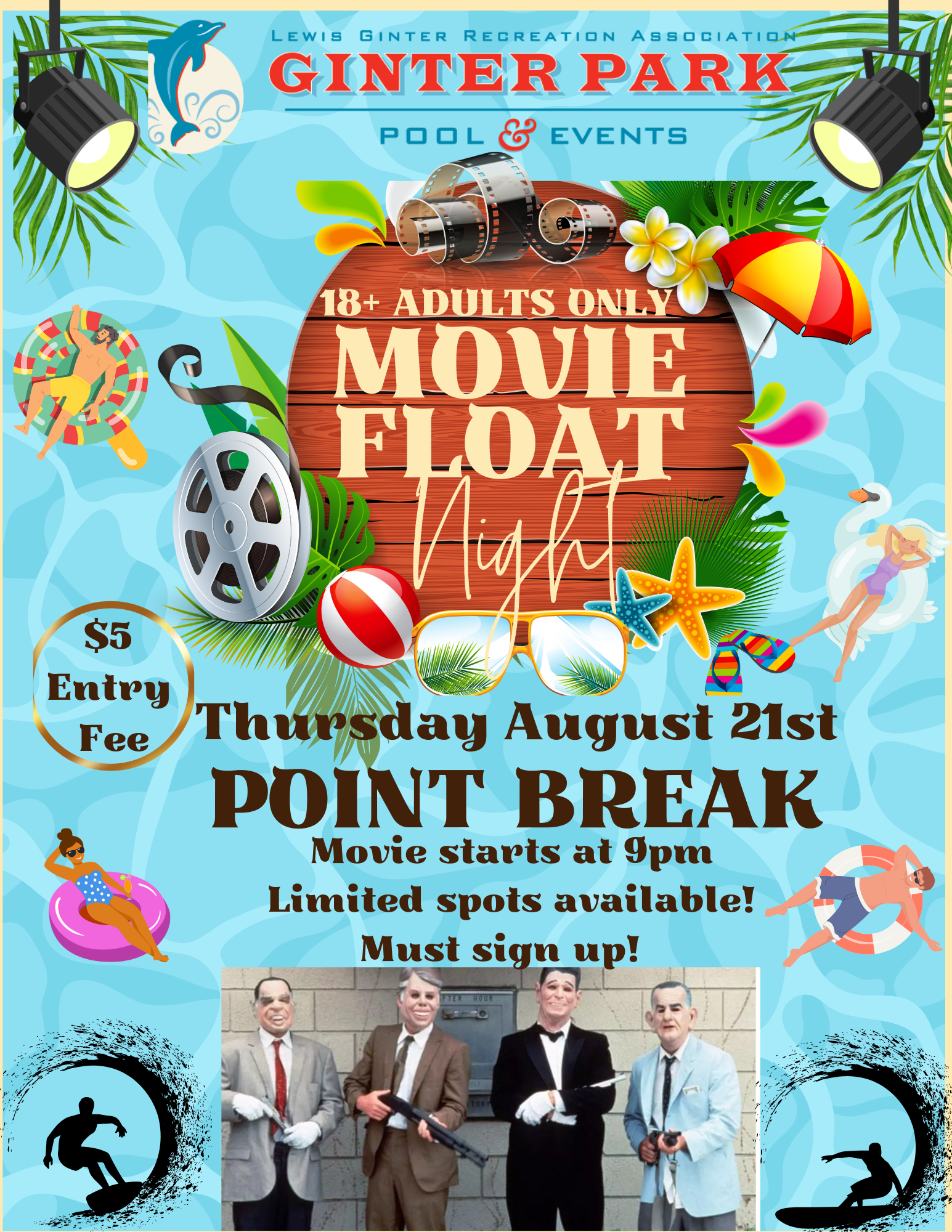 Movie Float Night! - Adults only