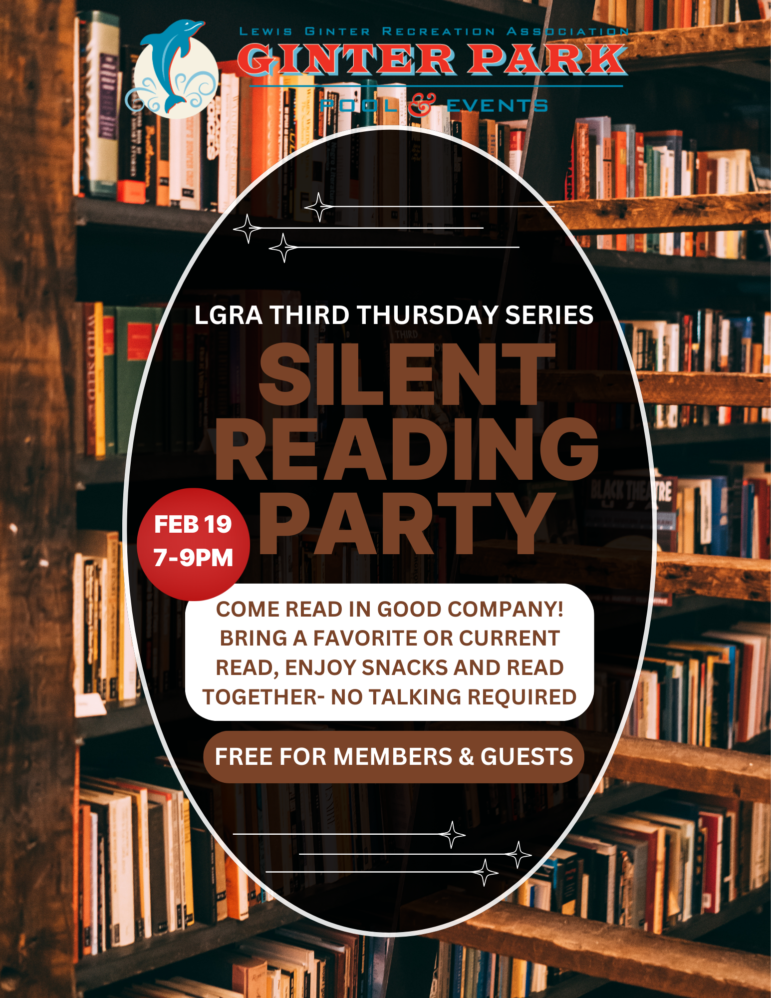 LGRA Third Thursday Series - Silent Reading Party