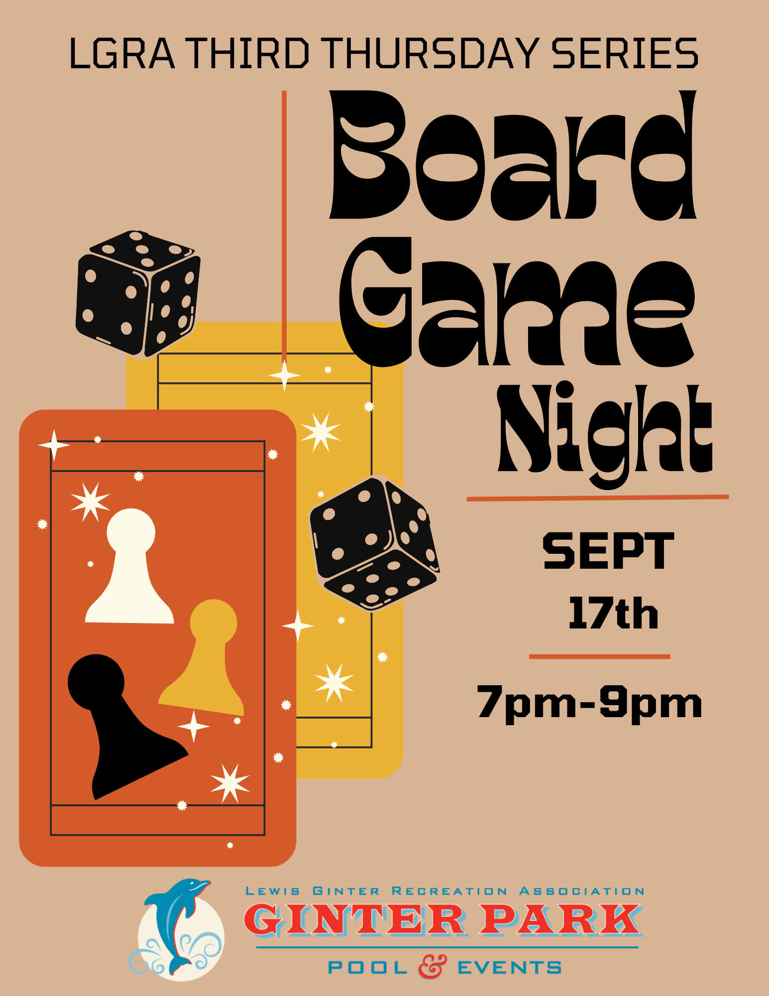LGRA Third Thursday Series: Board Game Night!