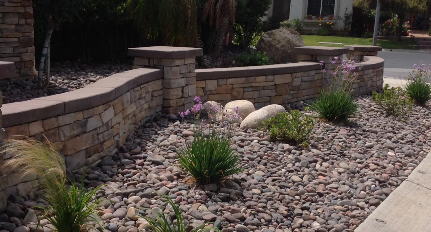 Stone Retaining Wall