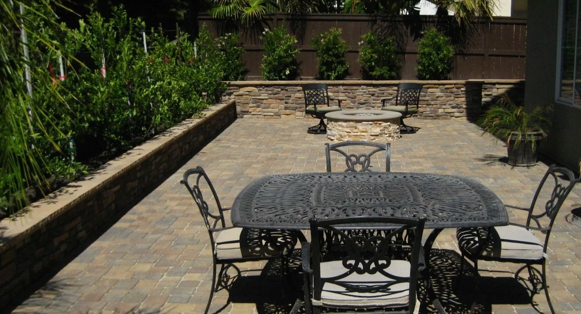 Stone Retaining Wall