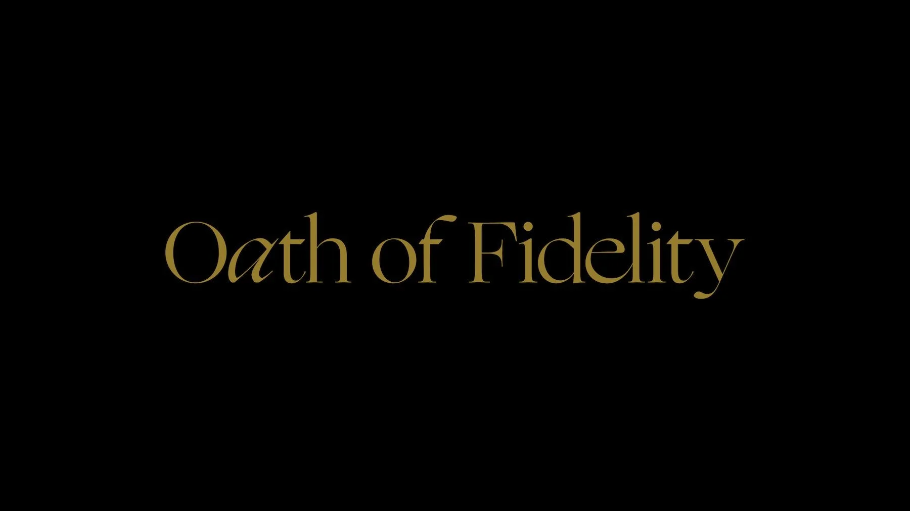 Oath of Fidelity Logo