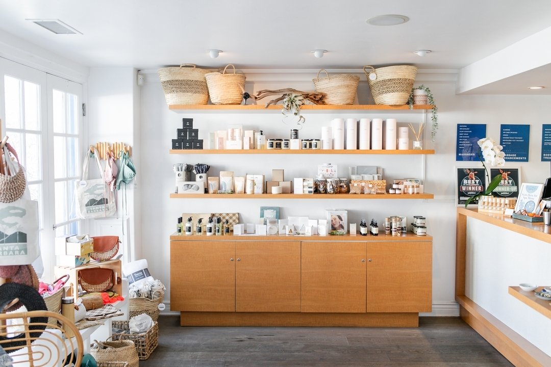 Join us this week at our downtown Santa Barbara location and let our knowledgeable staff help you curate your ideal skincare, wellness, or self-care ritual. Dive into our wide array of wellness products, ranging from essential skincare staples to rej