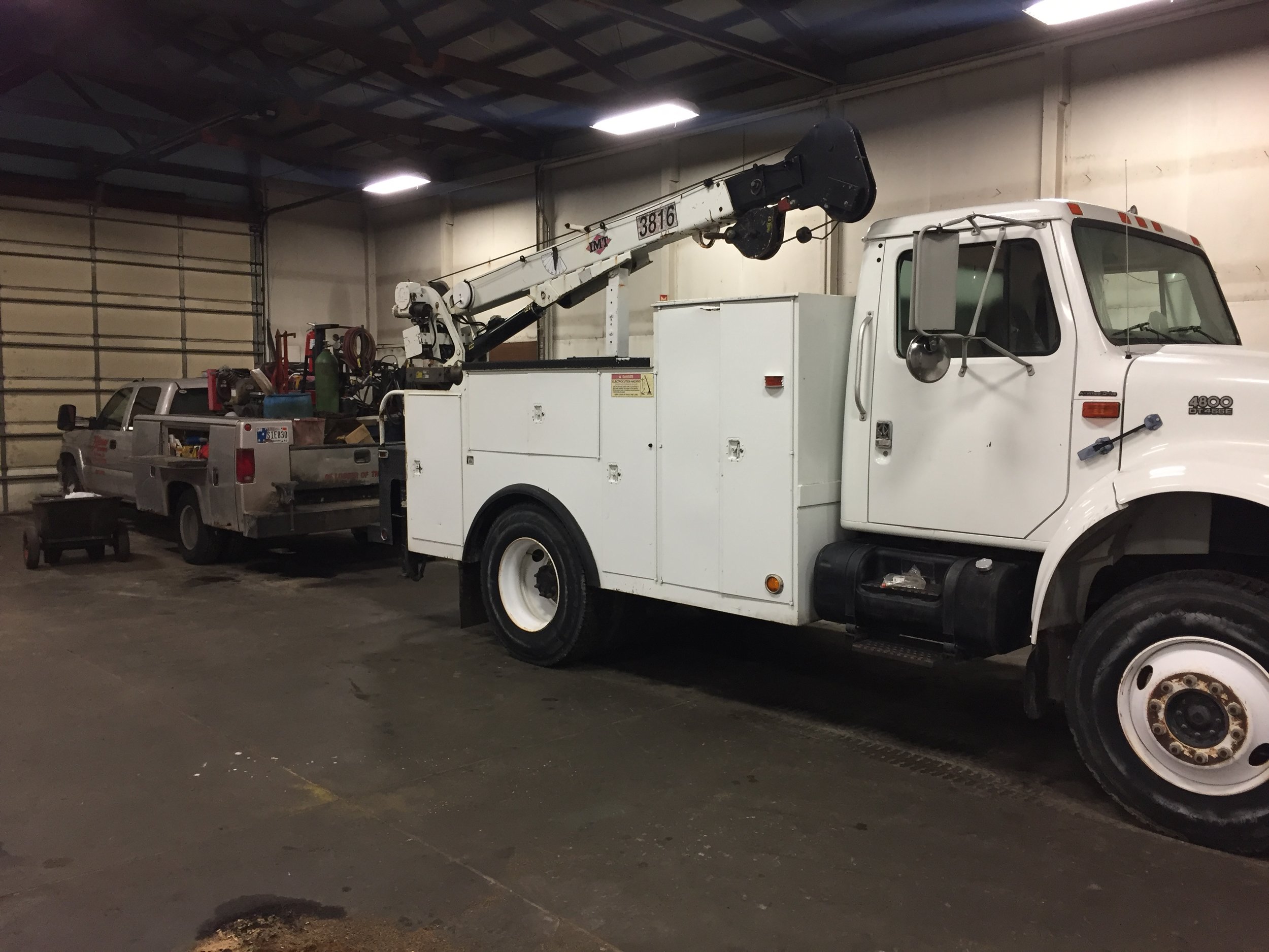 look how much bigger Whitey is than the old truck