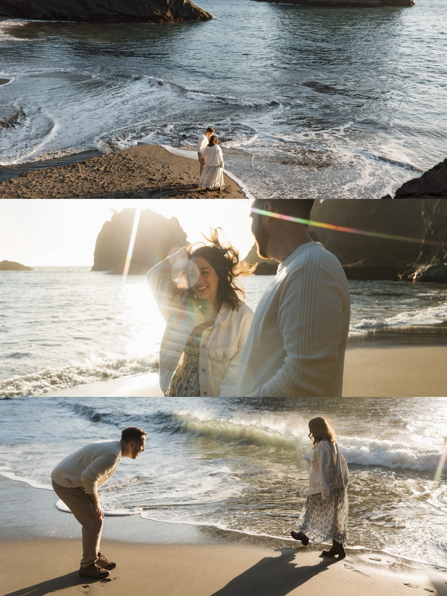 Oregon days, a roadtrip, and a sunny coastline for Jessica and Stephen&rsquo;s engagement photos 🤍
-
#oregonweddingphotographer #portlandweddingphotographer