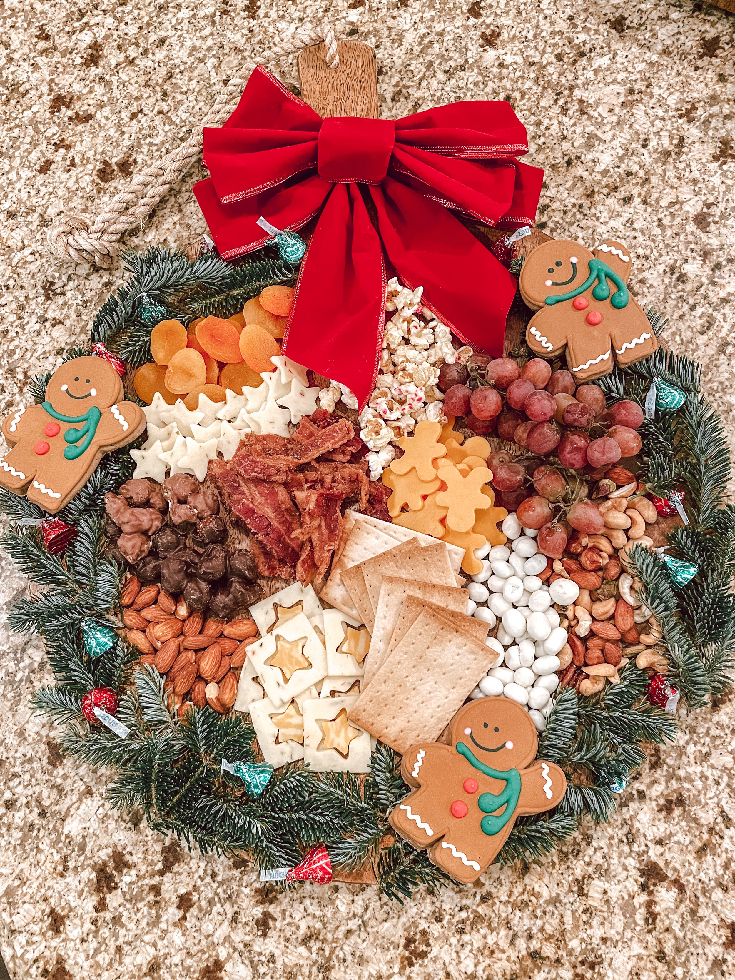 Christmas Wreath Charcuterie Board