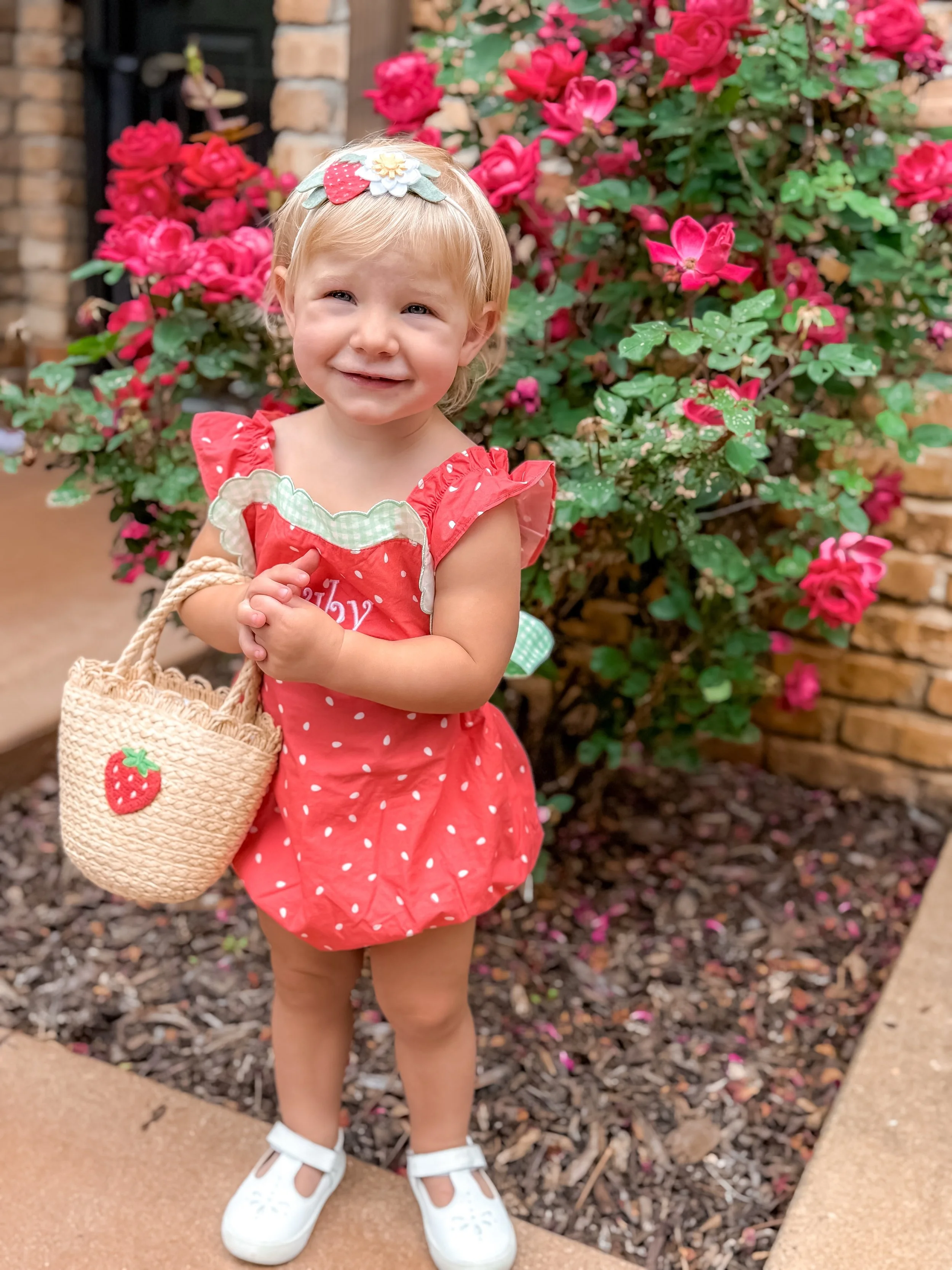 Ruby girl looking so berry sweet! 🍓🤍