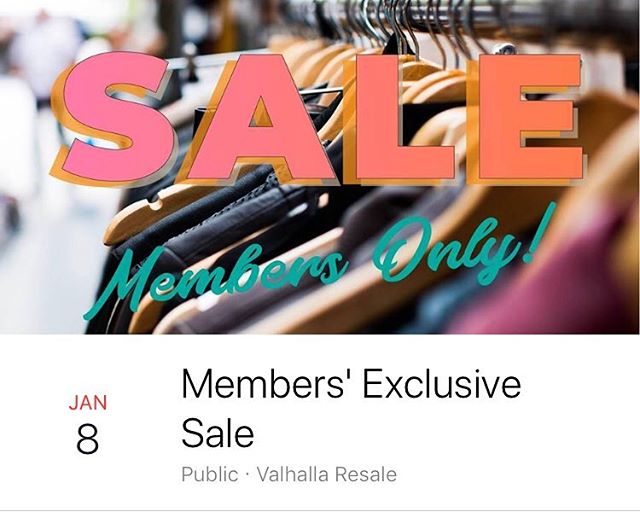 We&rsquo;re having a SALE! And members get to shop the sale one day early! Jan 8-13. 🤗 #sale #membershiphasitsprivileges