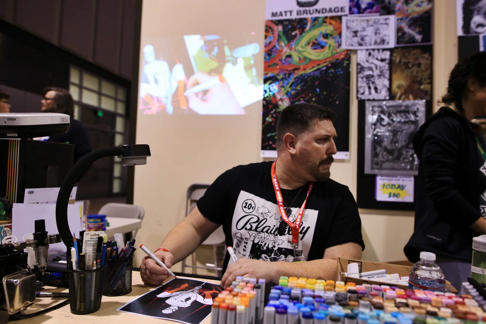  Matt Brundage is Eugene’s own featured artist at this year’s Eugene Comic Con. Matt has an innate openness and desire to collaborate with and inspire other artists. He views the convention as a place to bring the community together. 